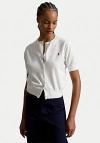 Kardigan Polo Ralph Lauren biały 211A12718001  Regular Fit