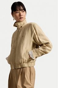 Kurtka przejściowa Polo Ralph Lauren beżowa jasna damska 211938915008  Relaxed Fit