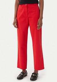 Chinosy Tommy Hilfiger czerwone WW0WW49647  Slim Fit