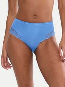 Figi Triumph niebieskie Klasyczne z wysokim stanem Ladyform Soft 10224859