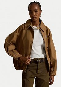 Kurtka przejściowa Polo Ralph Lauren beżowa damska 211A96311003  Oversize