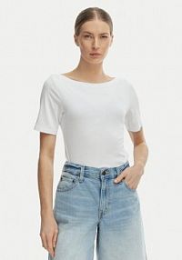 T-shirt ONLY biały damski Free 15367559  Regular Fit
