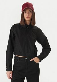 Kurtka przejściowa Tommy Jeans czarna damska DW0DW20403  Regular Fit