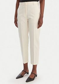 Chinosy Calvin Klein kremowe LV044B916G Écru Regular Fit