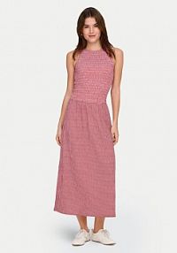 Sukienka letnia ONLY czerwona Celle 15369284  Regular Fit