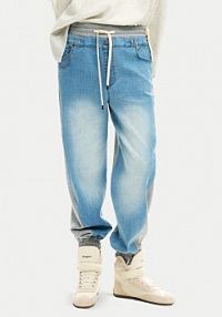 Spodnie dresowe Desigual szare damskie Sportti 26SWDD42  Relaxed Fit