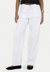 Jeansy ONLY białe damskie Gianna 15363227  Balloon Fit