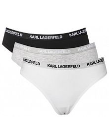 Stringi KARL LAGERFELD kolorowe Komplet stringów B1W47031