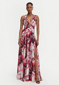 Sukienka koktajlowa Marciano Guess kolorowa G6GK14 W1787  Regular Fit