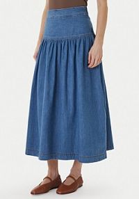 Spódnica jeansowa ONLY niebieska Sevigny 15364687  Regular Fit