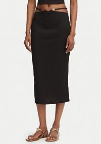 Spódnica ołówkowa Guess czarna E6GD04 KG322  Slim Fit
