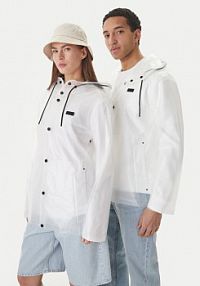 Kurtka przeciwdeszczowa Hunter bezbarwny Izzy HARU0001261 Przezroczysty Regular Fit