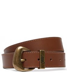 Pasek Tommy Jeans brązowy damski Tjw Cool Brass 30 AW0AW18845