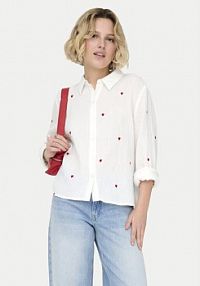 Koszula ONLY biała damska Heart 15332482  Regular Fit