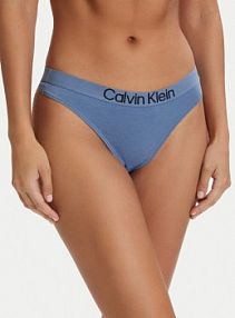 Stringi Calvin Klein Underwear niebieskie LV00QD5292