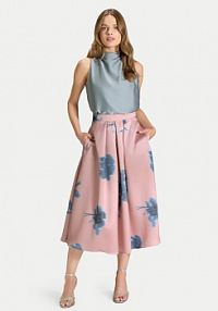 Spódnica Swing różowa Midi 2AK00300  Regular Fit