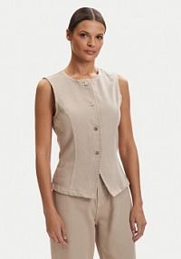 Kamizelka ONLY beżowa damska Everly 15364370  Regular Fit