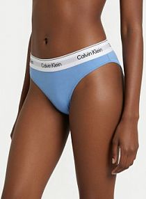 Figi Calvin Klein Underwear niebieskie jasne Klasyczne LV00QF8520 Błękitny