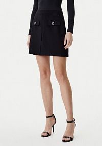 Spódnica mini Guess czarna W6RD57 KCMU2  Classic Fit