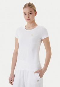 T-shirt EA7 Emporio Armani biały damski 7W001045 AF10373 U0002  Slim Fit