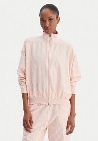 Bluza rozpinana HUGO różowa damska Monogram 50556831  Regular Fit