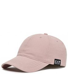 Czapka z daszkiem EA7 Emporio Armani różowa damska 7X000047 AF11989 U4079