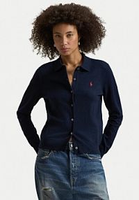 Kardigan Polo Ralph Lauren granatowy 211972110502  Slim Fit
