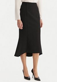 Spódnica ACCESS FASHION czarna Midi 54-6027-168  Regular Fit