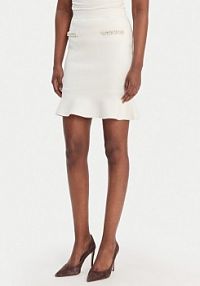 Spódnica mini Guess kremowa W6RD75 Z4422 Écru Regular Fit