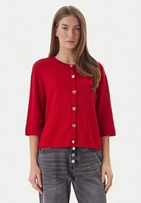 Kardigan ONLY czerwony Maisie 15364920  Regular Fit