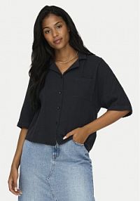 Koszula ONLY czarna damska Thyra 15267839  Regular Fit