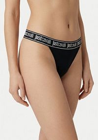 Stringi Just Cavalli czarne Komplet stringów 80PAJU01 CJUT2