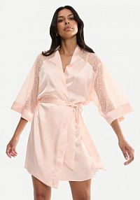 Szlafrok Triumph beżowy damski A Weekend To Remember 10227185