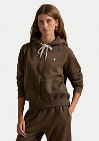 Bluza rozpinana Polo Ralph Lauren brązowa damska 211971699501  Relaxed Fit