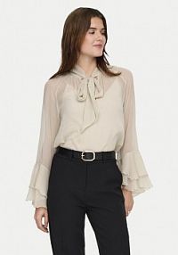 Bluzka ONLY beżowa damska Peninna 15367241  Regular Fit