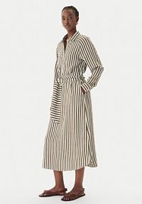Sukienka LOLA CASADEMUNT zielona Koszulowa MS2616038  Regular Fit