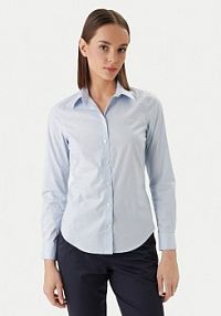 Koszula Gant niebieska jasna damska 4300486 Błękitny Slim Fit