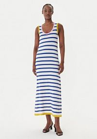 Sukienka dzianinowa LOLA CASADEMUNT kolorowa LS2616157  Regular Fit