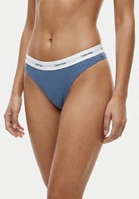 Stringi Calvin Klein Underwear niebieskie LV00QD5357