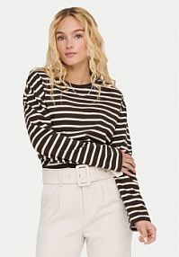 Bluzka ONLY brązowa damska New Soph 15337134  Regular Fit