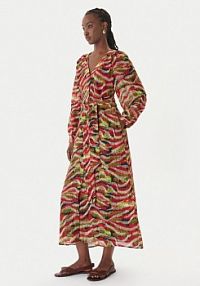 Sukienka codzienna LOLA CASADEMUNT kolorowa M2 Concrete Jungle MS2616022  Regular Fit