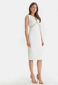 Sukienka koktajlowa Marciano Guess biała 6RGK18 9373Z  Regular Fit