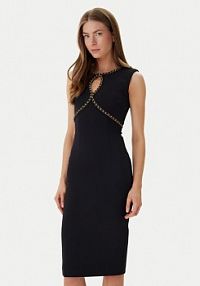 Sukienka koktajlowa Marciano Guess czarna 6RGK18 9373Z  Regular Fit