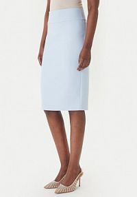 Spódnica ołówkowa Rinascimento niebieska jasna CFC0128651003 Błękitny Slim Fit