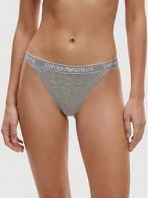 Stringi Emporio Armani Underwear szare Komplet stringów EW000405 AF19026 M8194