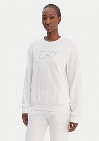 Bluza przez głowę EA7 Emporio Armani biała 7W000953 AF15831 U0002  Regular Fit