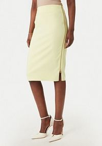 Spódnica ołówkowa Rinascimento żółta CFC0127985003 Żółty Slim Fit