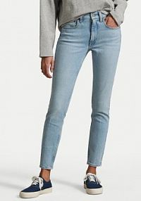 Jeansy Polo Ralph Lauren niebieskie damskie 211969388001  Slim Fit