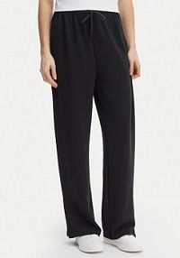 Spodnie eleganckie ONLY czarne damskie Materiałowe Maya 15369156  Loose Fit