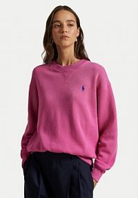 Bluza przez głowę Polo Ralph Lauren różowa 211971697505  Relaxed Fit